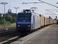 20130713-B-05  145-CL 202 mit Containerzug in Richtung Karlsruhe bei der Durchfahrt in Achern am 13.07.2013...