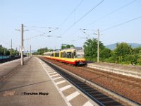 20130713-B-13  AVG Triebwagen 882 und ein unbekannter als S4 von Karlsruhe Tullastra�e nach Achern in Achern am 13.07.2013