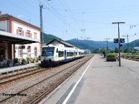20130714-B01  RS1-517 und 526 der SWEG in der &#34;Orstenau-S-Bahn&#34; Lackirung am 14.07.2013 in Hausach als Zug aus Freudenstadt