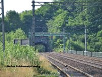 20130714-B16  Blick vom Bahnsteig am Bahnhof Hornberg Ri. Offenburg...