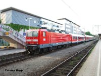 20130715-B029  143 050-3 der DB die mit der RB von Seebrugg ihren endpunkt Freiburg (Breisgau) erreicht hat.