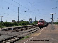 20130716-B005  120 120-1 der DB mit Nachtzug von Paris nach Moskau in Keh,l den diese von ...