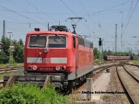 20130716-B006  ...der 181 223-9 der DB in Kehl �bernommen hat. Die 181 war mit dem Nachtzug von Strasbourg gekommen und wartet auf den Gegenzug, um diesen von einer 120 zu �bernehmen und nach Strasbourg zu fahren.