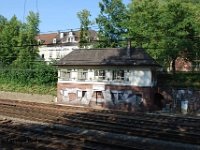 20130716-B017  Altes Stellwerk in Offenburg an den Streckengleisen aus dem Schwazwald und Freiburg (Breisgau)