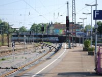 20130716-B025  ICE1 mit Schweizpacket der DB aus der Schweiz kommend in Offenburg.