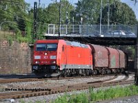 20130716-B038  185 356-3 der DB mit G�terzug aus Richtung schweiz in Offenburg.
