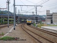 09082013-B32  IC-A von Ostende nach Eupen bei der Einfahrt in Li�ge-Guillemins