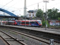 09082013-B52  Rangierarbeiten mit einem Talent und Talent2, der Dieselzug zieht den E-Zug