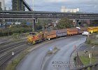 DU-06102020-B07  Lok 604 mit leeren FALS am Hacken