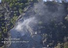 oberwesel-23042021-B122  Felssturz bei Kestert, es wurden Bohrungen für Erdanker durchgeführt