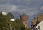 Pro-Ant-29042021-B95  Wassertum mit Blick �bern Bahn�bergang zwischen Bahnsteig und Abstellung in Turnhout